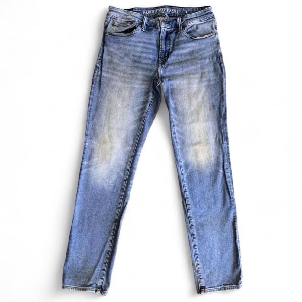 American Eagle Airflex+ Slim Jeans Men's 32x32 Light Wash